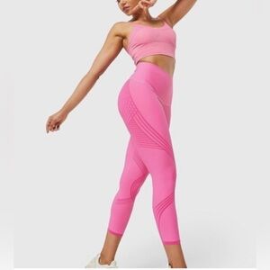 Fanka Reversible Wear Body Sculpt Leggings Pink